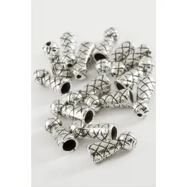 Baklava Desenli Tesbih Aparatı 50 Gram-Gümüş Rengi