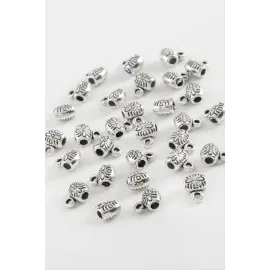 Çiçek Tesbih Ara Aparatı 50 Gram-Gümüş Rengi