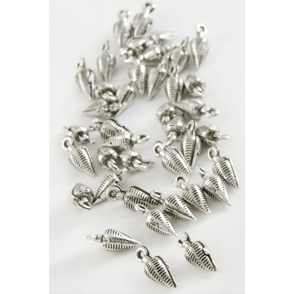 Oval Tesbih Püskül Ara Aparatı 50 Gram-Gümüş Rengi