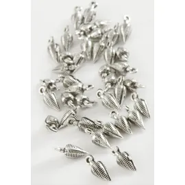 Oval Tesbih Püskül Ara Aparatı 50 Gram-Gümüş Rengi