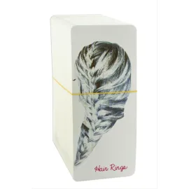 Saç Yüzük Kartı-Beyaz