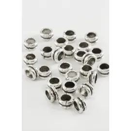 Çift Sıra Tesbih Ara Aparatı 50 Gram-Gümüş Rengi