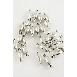 Oval Tesbih Püskül Aparatı 50 Gram-Gümüş Rengi