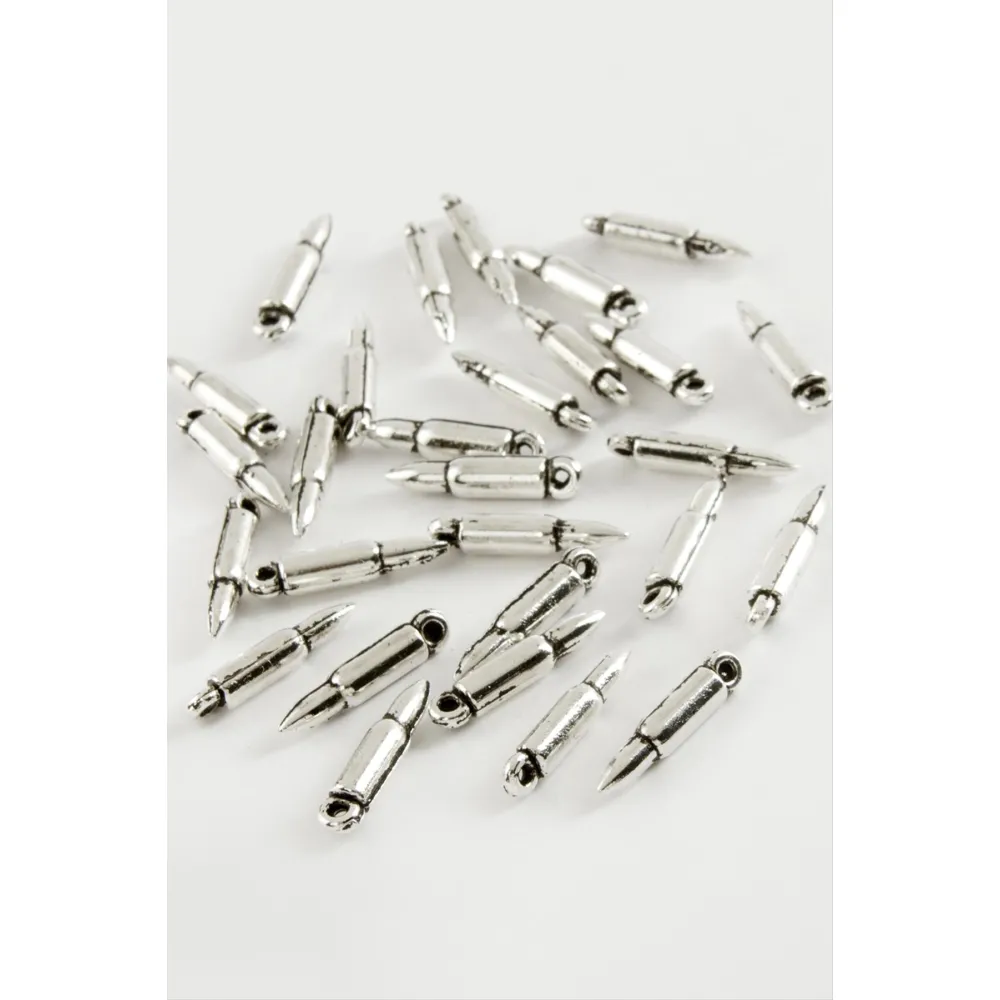 Mermi Tesbih Püskül Aparatı 50 Gram-Gümüş Rengi