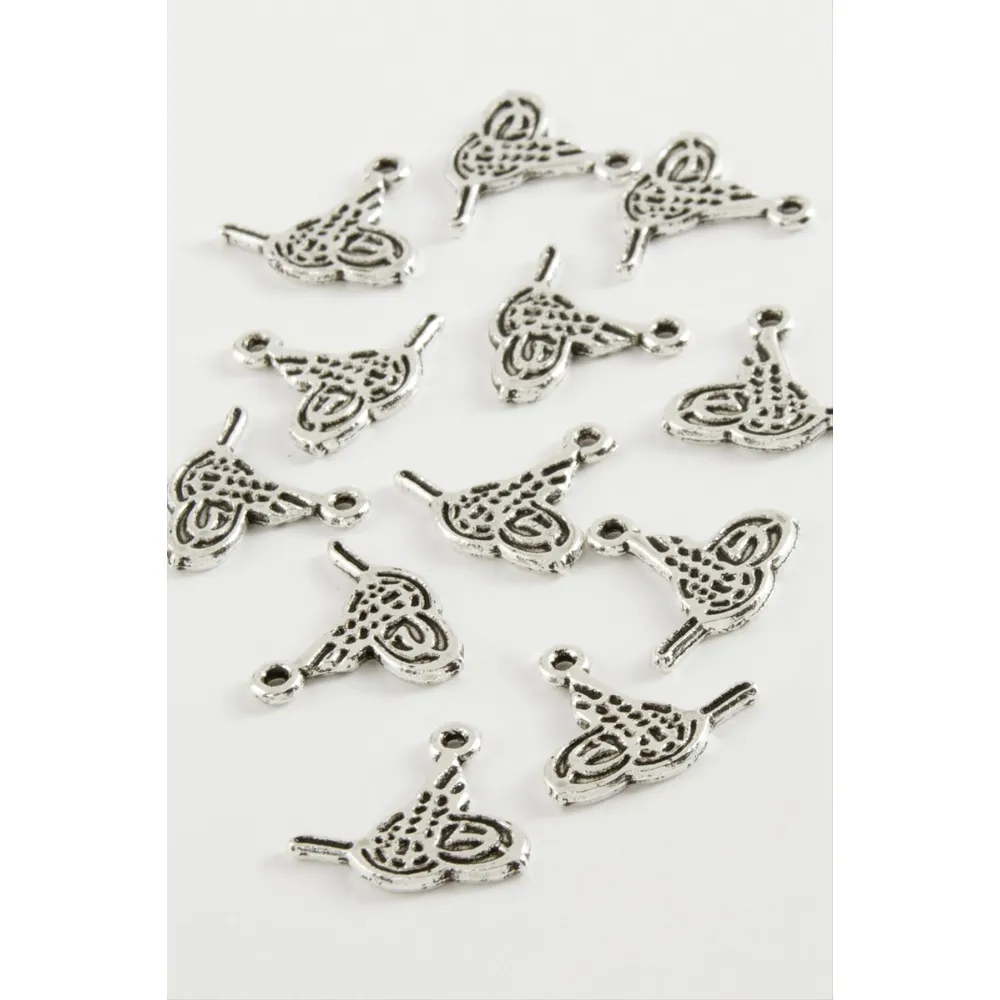 Tuğra Tesbih Püskül Aparatı 50 Gram-Gümüş Rengi