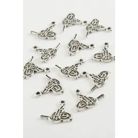 Tuğra Tesbih Püskül Aparatı 50 Gram-Gümüş Rengi