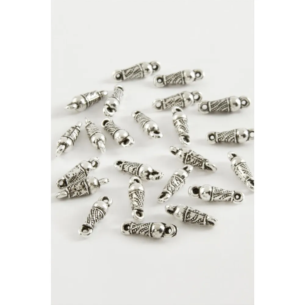 Oval Tesbih Püskül Aparatı 50 Gram-Gümüş Rengi