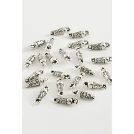 Oval Tesbih Püskül Aparatı 50 Gram-Gümüş Rengi