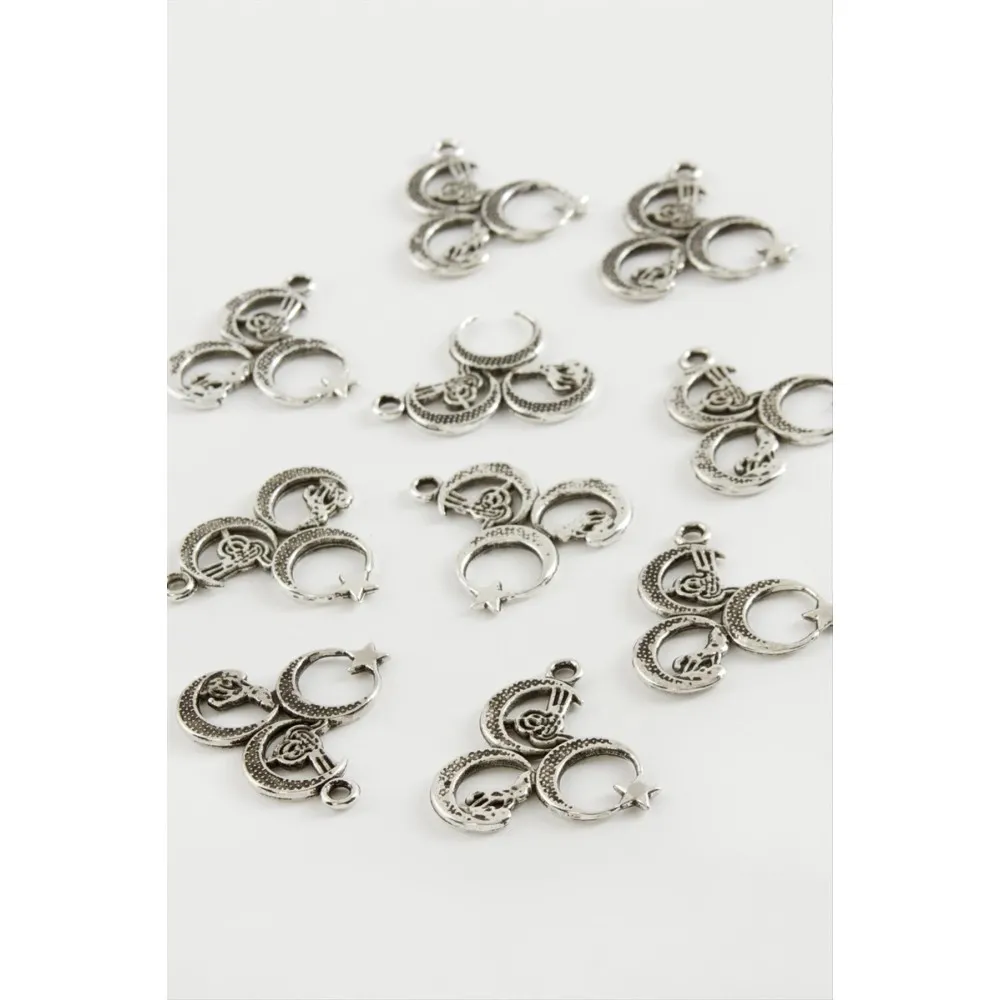 Hilal Tesbih Püskül Aparatı 50 Gram-Gümüş Rengi