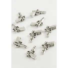 Silah Tesbih Püskül Aparatı 50 Gram-Gümüş Rengi