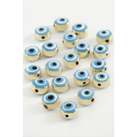 Nazar Mineli Bileklik ve Kolye Ucu Aparatı 1 Adet-Pembe