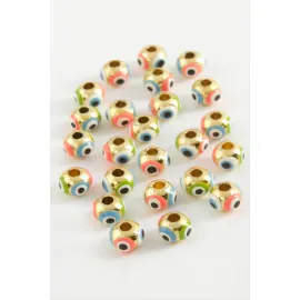 Nazar Mineli Bileklik ve Kolye Ucu Aparatı 1 Adet-Turkuaz