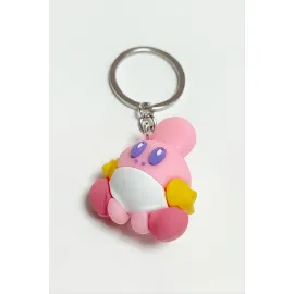 Civciv Silikon Anahtarlık-Pembe