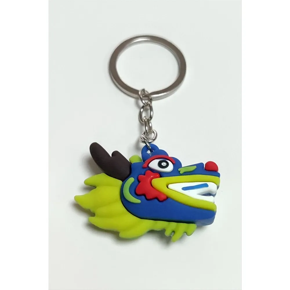 Köpek Silikon Anahtarlık-Mavi