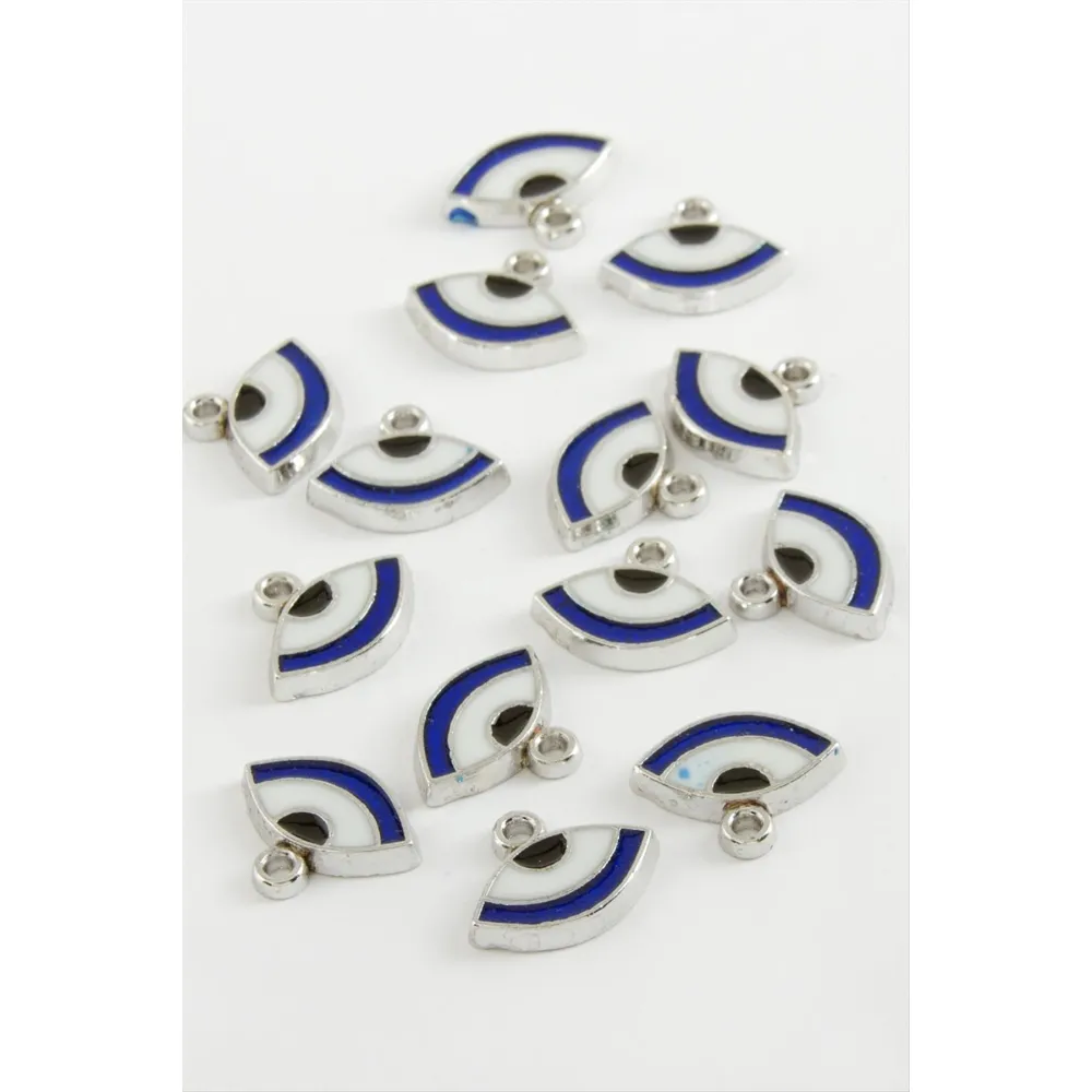 Göz Tek Kulp Mineli Bileklik Ve Kolye Ucu Aparatı 1 Adet-Lacivert