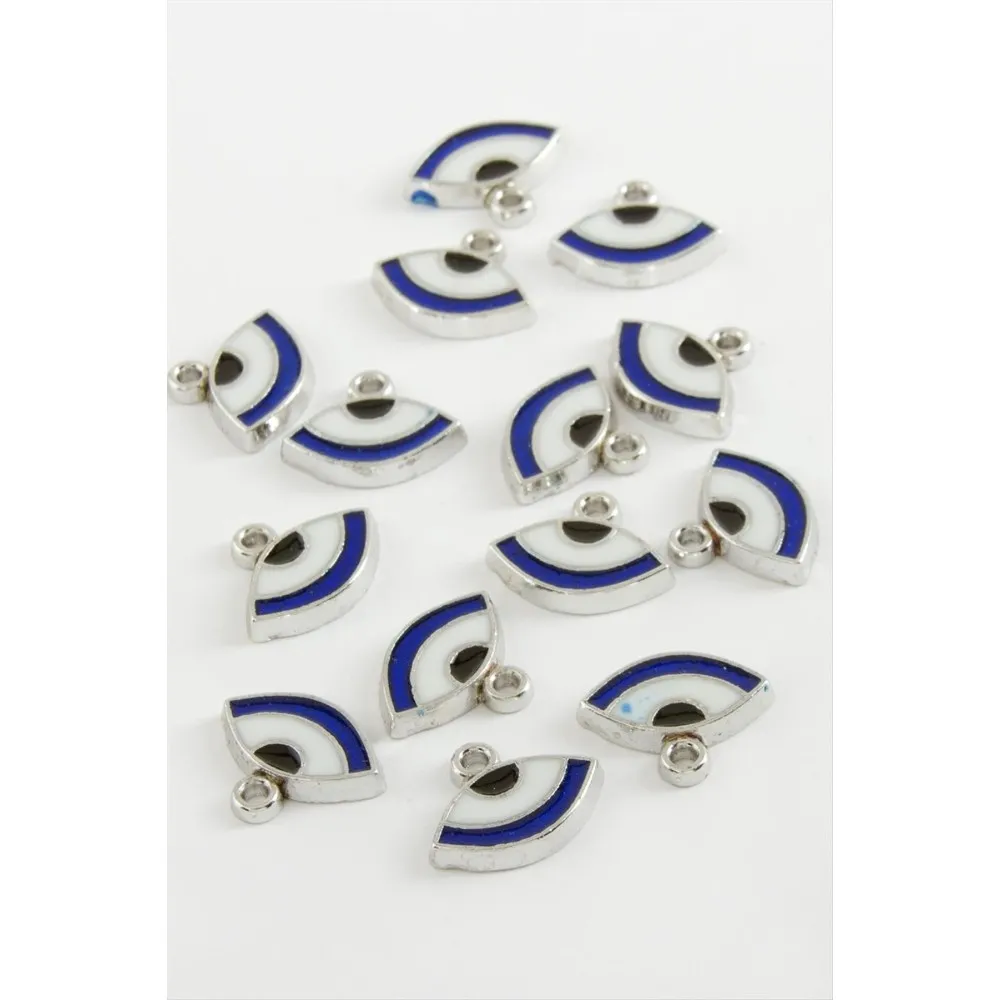 Göz Tek Kulp Mineli Bileklik Ve Kolye Ucu Aparatı 1 Adet-Turkuaz