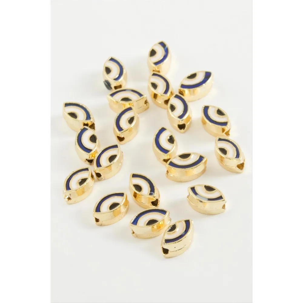 Göz Mineli Bileklik Ve Kolye Ucu Aparatı 1 Adet-Turkuaz