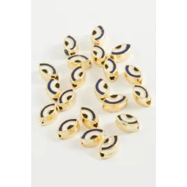 Göz Mineli Bileklik Ve Kolye Ucu Aparatı 1 Adet-Turkuaz