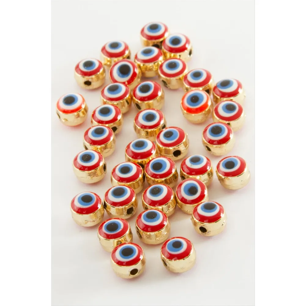 Nazar Mineli Bileklik ve Kolye Ucu Aparatı 1 Adet-Mavi