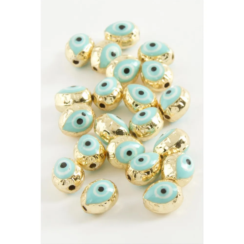 Damla Mineli Bileklik ve Kolye Ucu Aparatı 1 Adet-Mavi