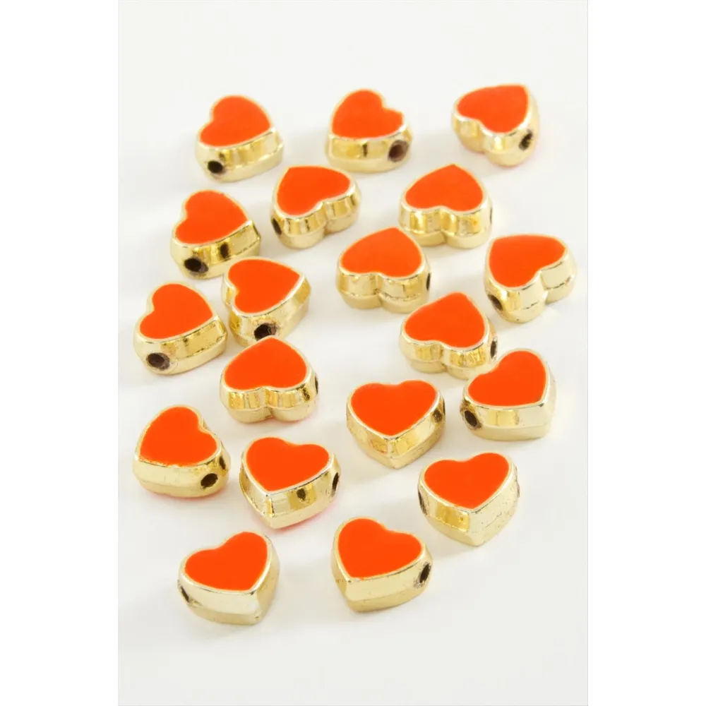 Kalp Mineli Bileklik ve Kolye Ucu Aparatı 1 Adet-Turkuaz