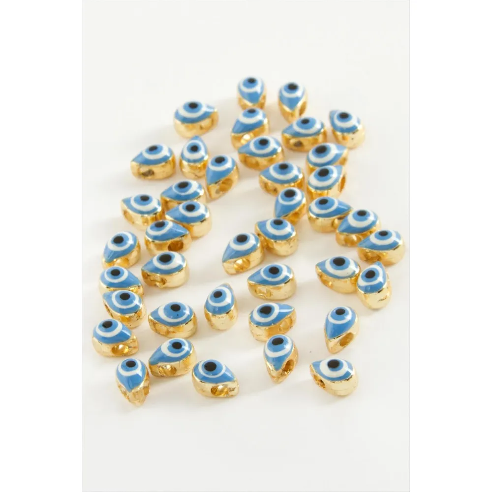 Damla Mineli Bileklik ve Kolye Ucu Aparatı 1 Adet-Beyaz