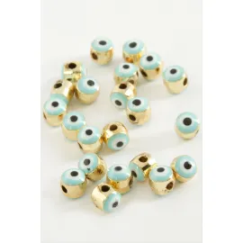 Nazar Mineli Bileklik ve Kolye Ucu Aparatı 1 Adet-Lacivert