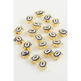 Kaplumbağa Mineli Bileklik ve Kolye Ucu Aparatı 1 Adet-Turkuaz