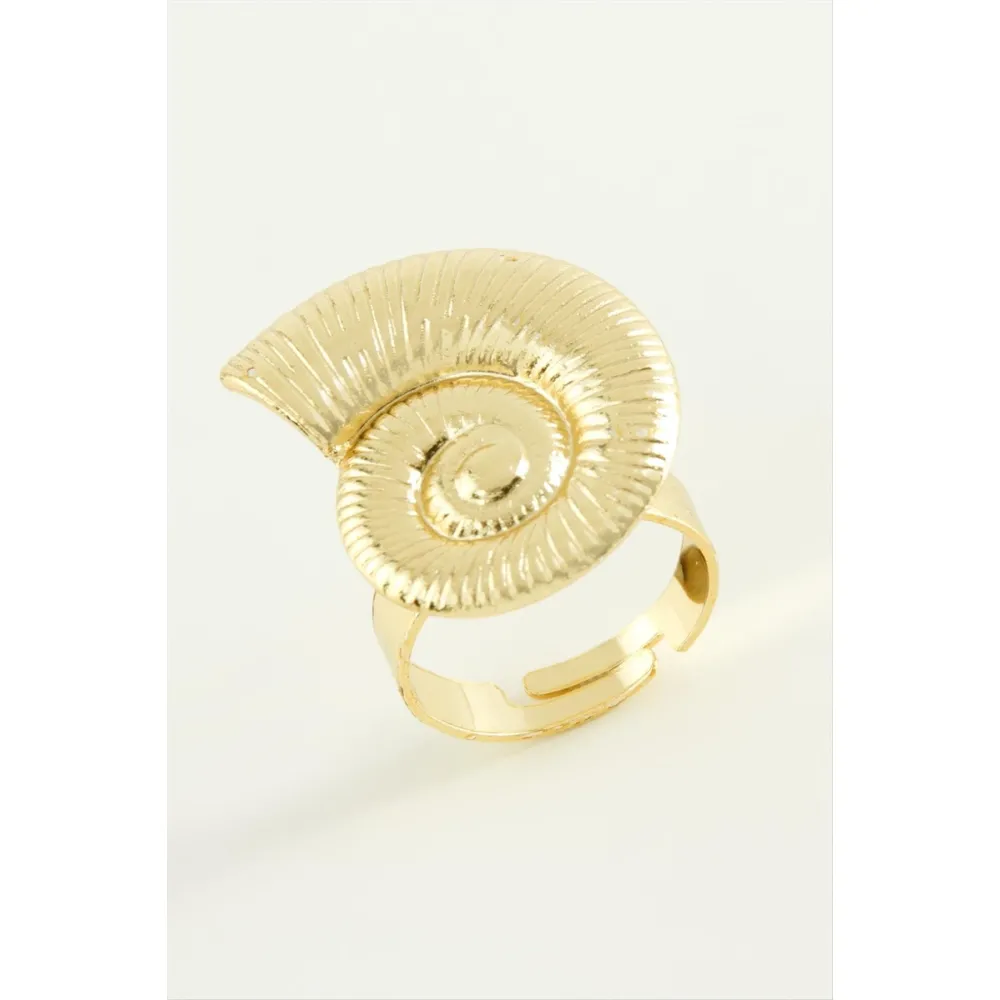 Çiçek Metal Yüzük-Sarı