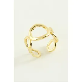 Halka Metal Yüzük-Sarı