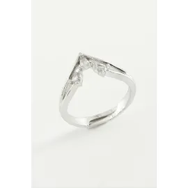 Ok Zirkon Taşlı Yüzük-Sarı