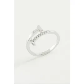 Çivi Zirkon Taşlı Yüzük-Sarı