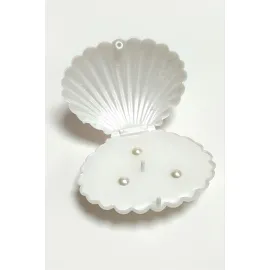 İstiridye Kutulu Mum-Beyaz