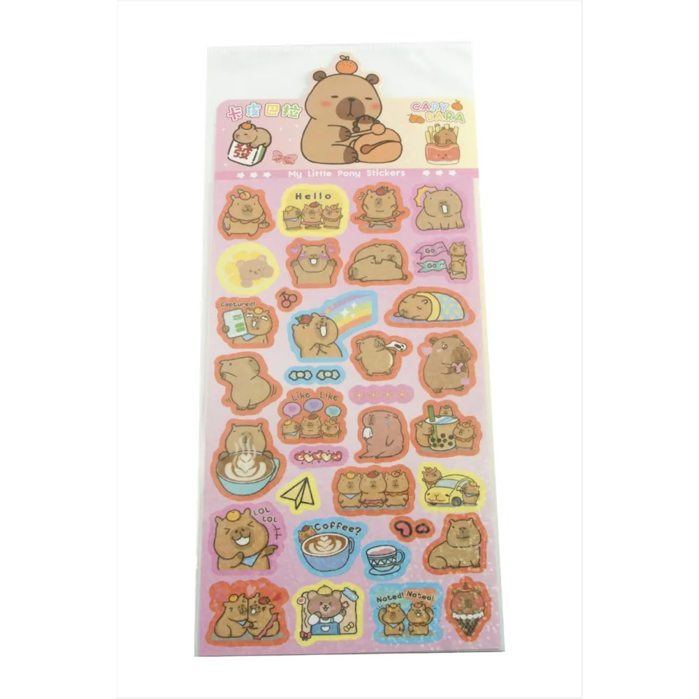 Küçük Midilli Sticker-Pembe