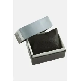 Desenli Saat Kutusu-Gri