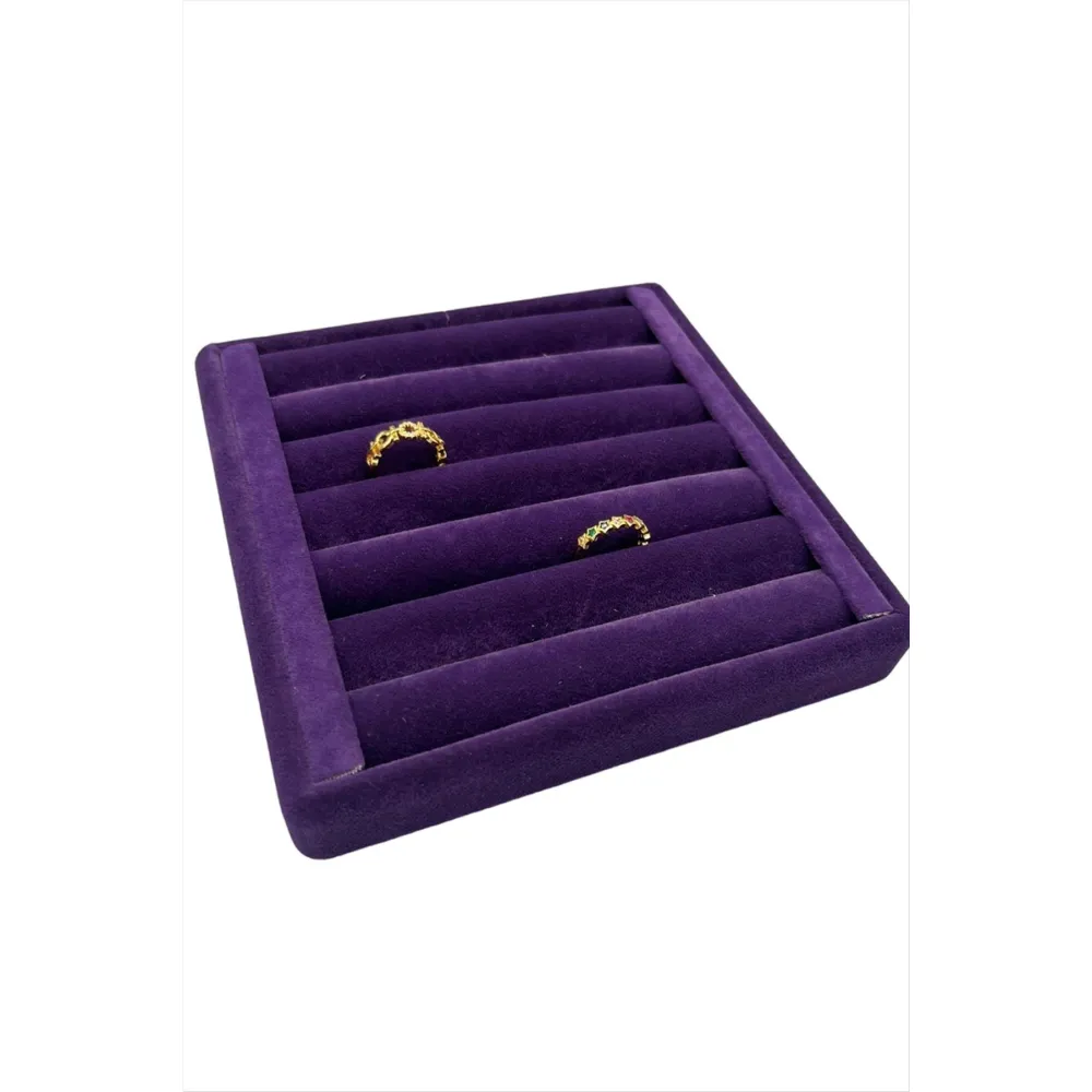 Yatay Sosisli Anfora Yüzük Kelepçe Standı 15X15 cm-Açık Kahverengi