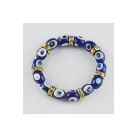 Nazar Boncuklu Çocuk Bileklik-Mavi