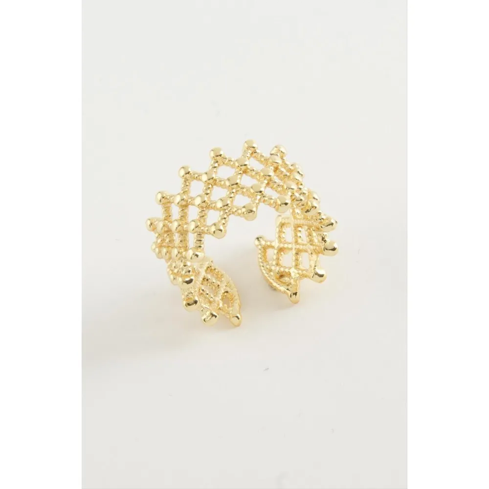 Fileli Metal Yüzük-Gümüş Rengi