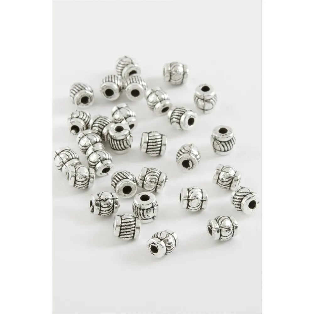 Silindir Tesbih Ara Aparatı 50 Gram-Gümüş Rengi