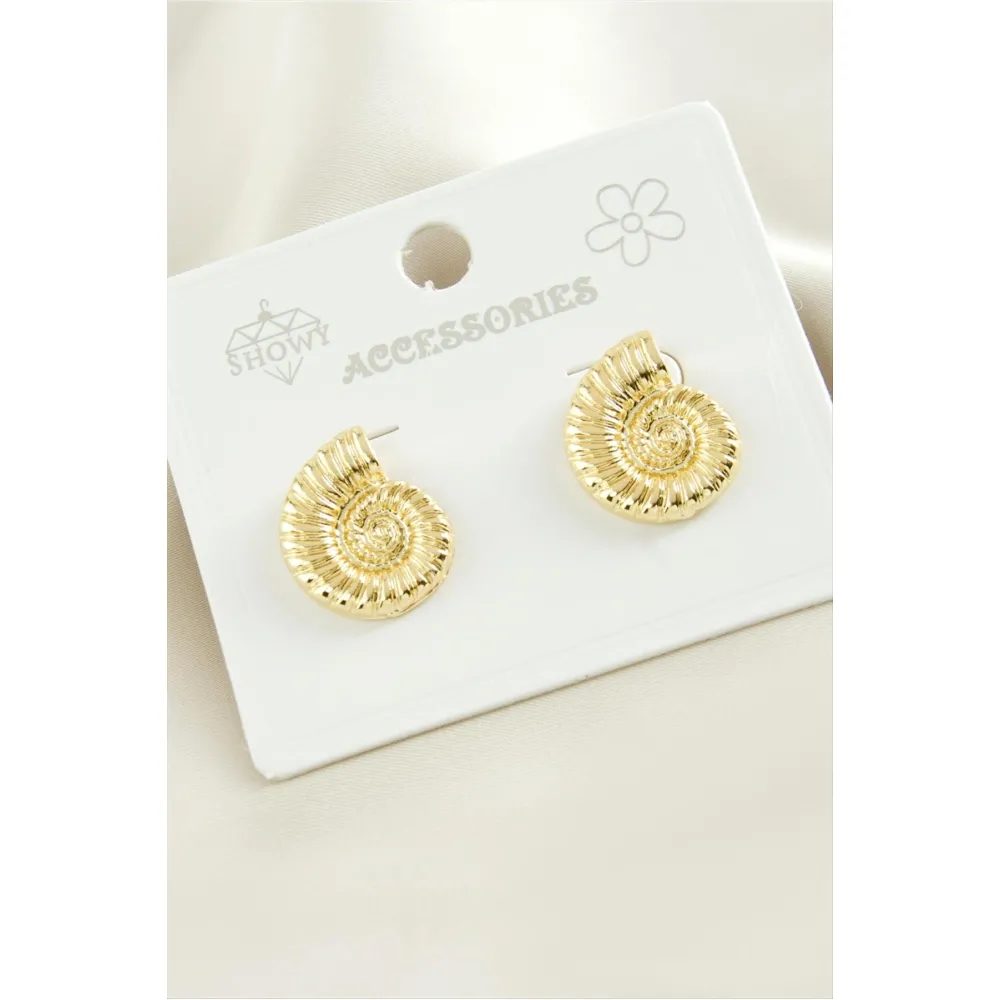 Çiçek Metal Küpe-Gümüş Rengi