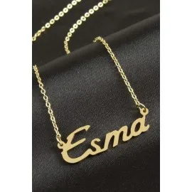 Esma isimli kolye -Sarı