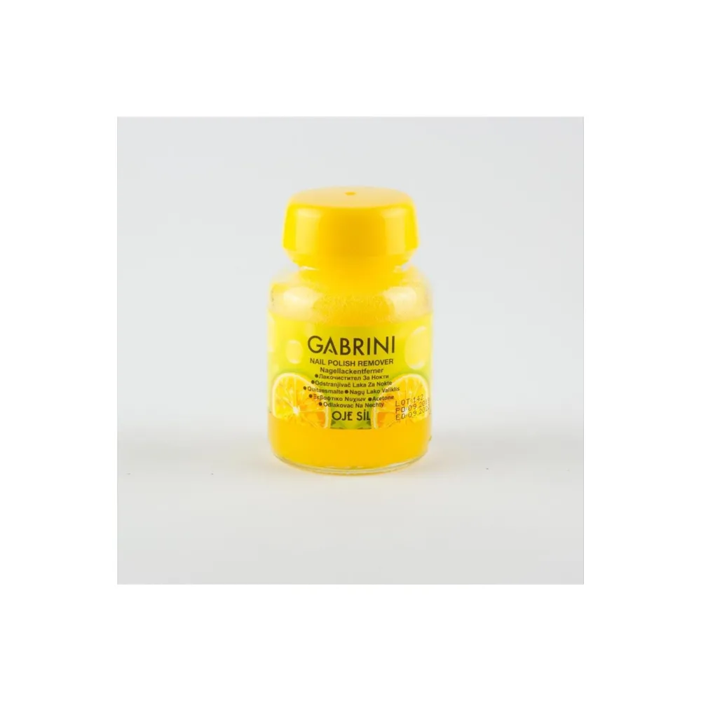 Gabrini Oje Sil Süngerli Cam Aseton 75 ml-Kırmızı