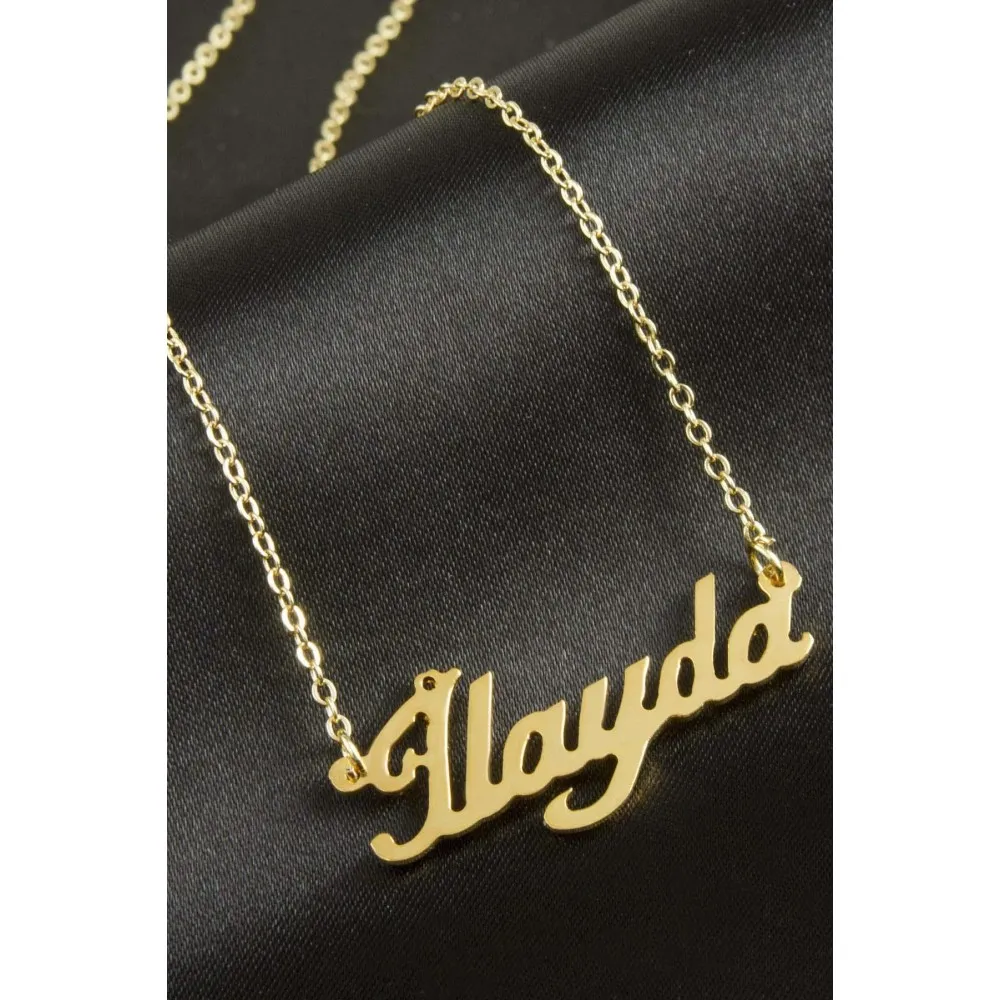 İlayda isimli kolye -Sarı