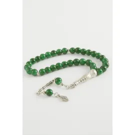 Cam Taş Tesbih 8 mm-Yeşil