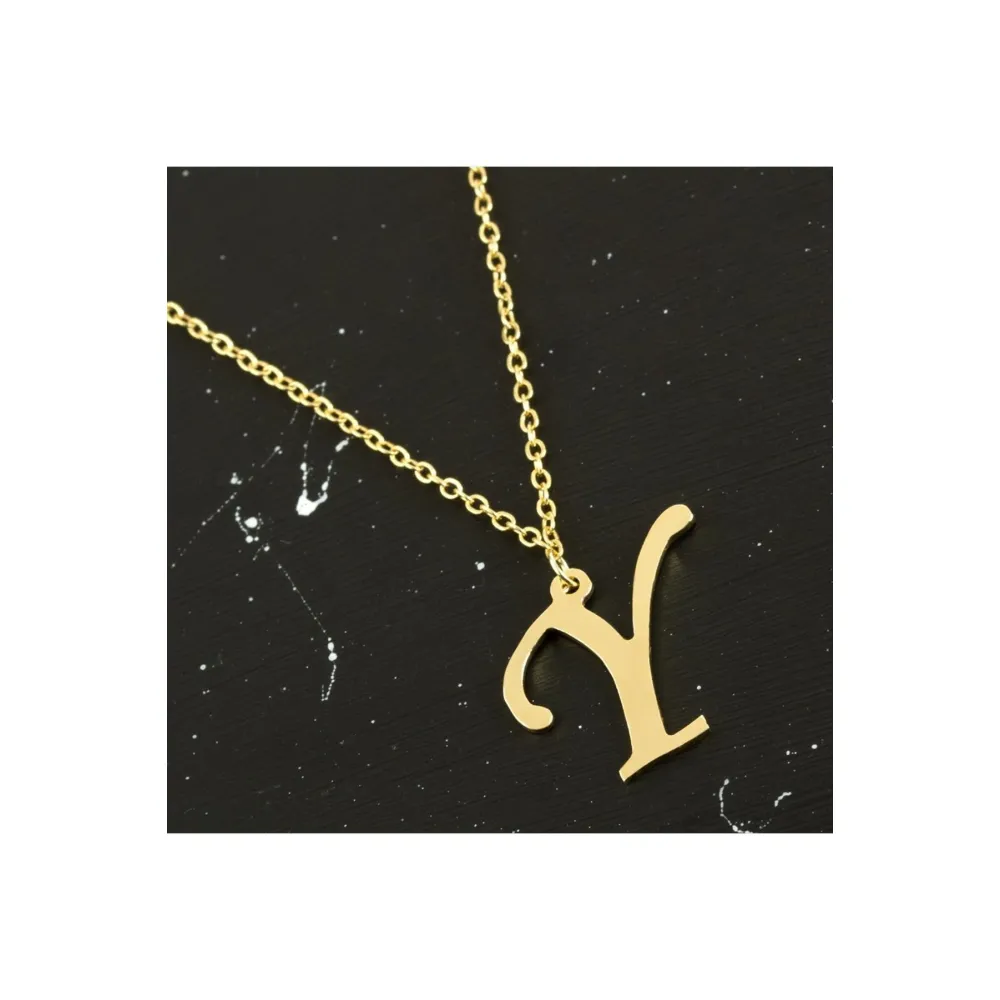 Prinç Harfli Kolye-Y