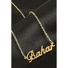 Bahar Isimli Kolye -Sarı