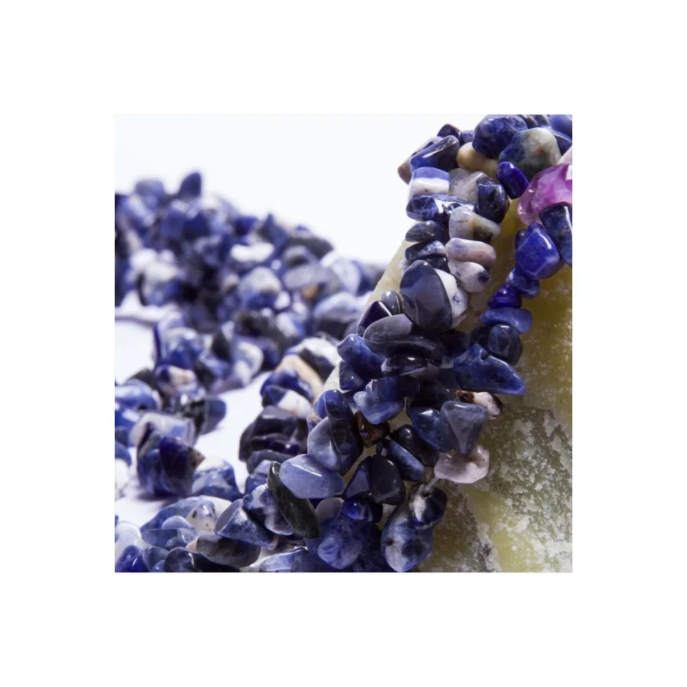 Kırık Sodalit Doğal Taş 240-Mavi