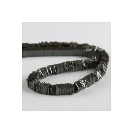 Hematit İnce Kare Taşı 6 mm-Antrasit