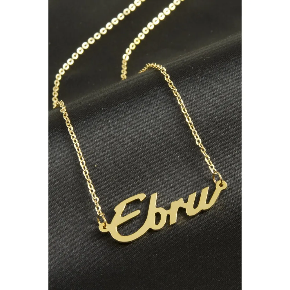 Ebru Isimli Kolye -Sarı