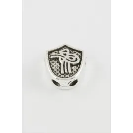 Tuğra Tesbih Ara Aparatı 1 Adet-Gümüş Rengi